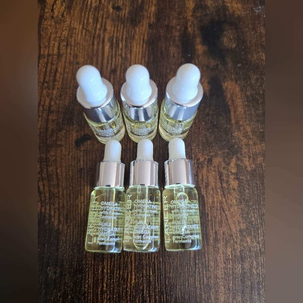 NEW! Lancer, Omega Hydrating Oil, 4.5ml/0.15oz, BUNDLE of 6!